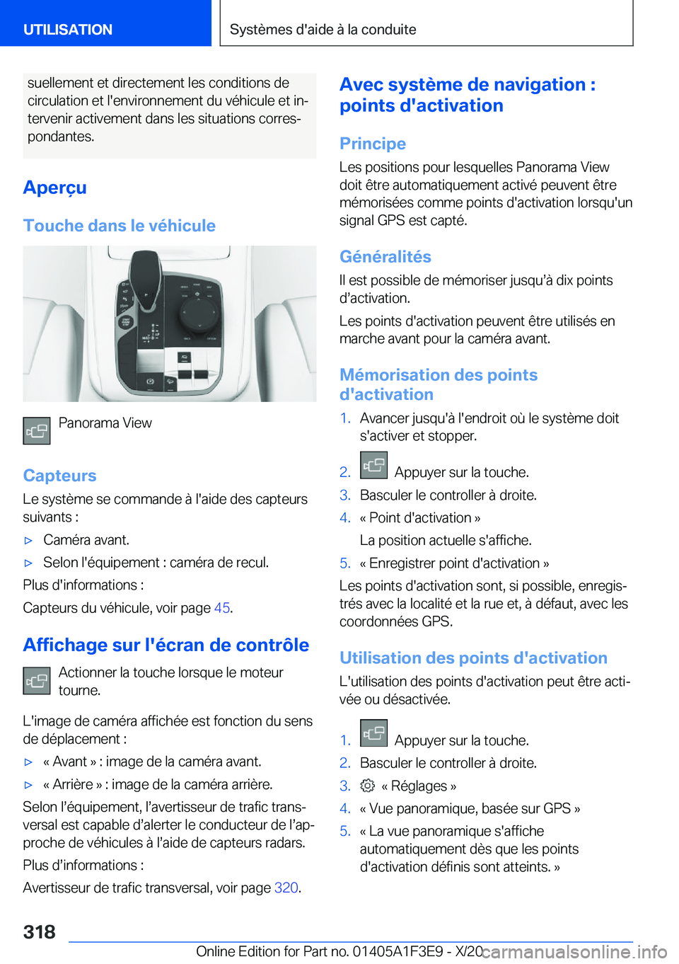 BMW X5 2021  Notices Demploi (in French) �s�u�e�l�l�e�m�e�n�t��e�t��d�i�r�e�c�t�e�m�e�n�t��l�e�s��c�o�n�d�i�t�i�o�n�s��d�e
�c�i�r�c�u�l�a�t�i�o�n��e�t��l�'�e�n�v�i�r�o�n�n�e�m�e�n�t��d�u��v�é�h�i�c�u�l�e��e�t��i�nj �t�e�r�v�