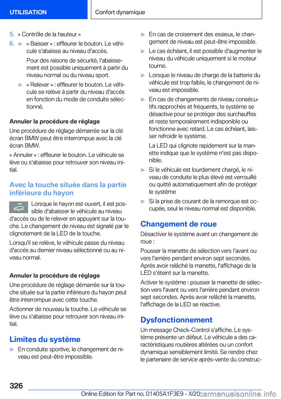 BMW X5 2021  Notices Demploi (in French) �5�.�k��C�o�n�t�r�
