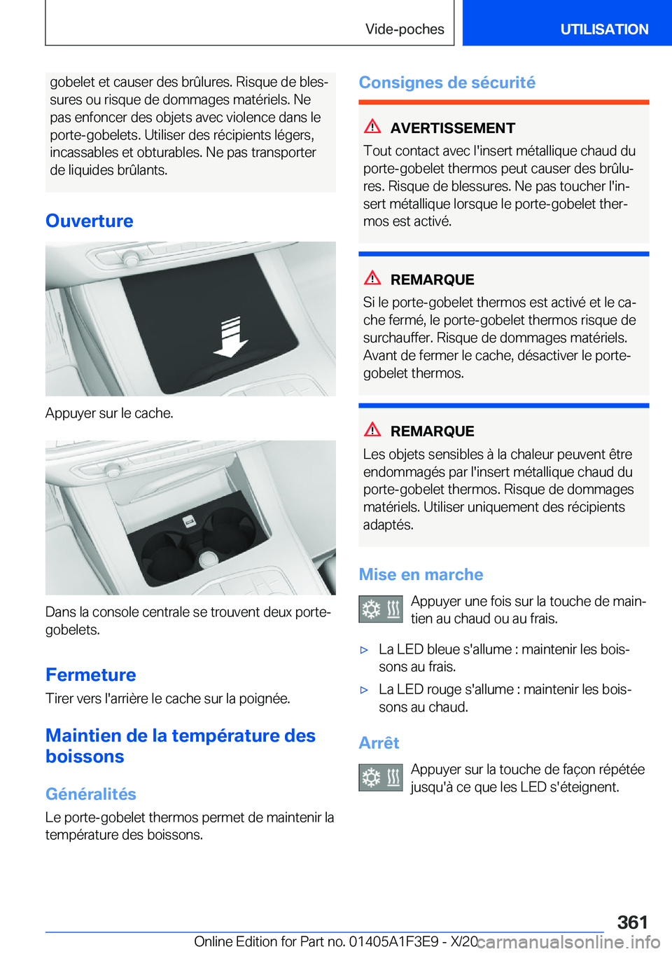 BMW X5 2021  Notices Demploi (in French) �g�o�b�e�l�e�t��e�t��c�a�u�s�e�r��d�e�s��b�r�