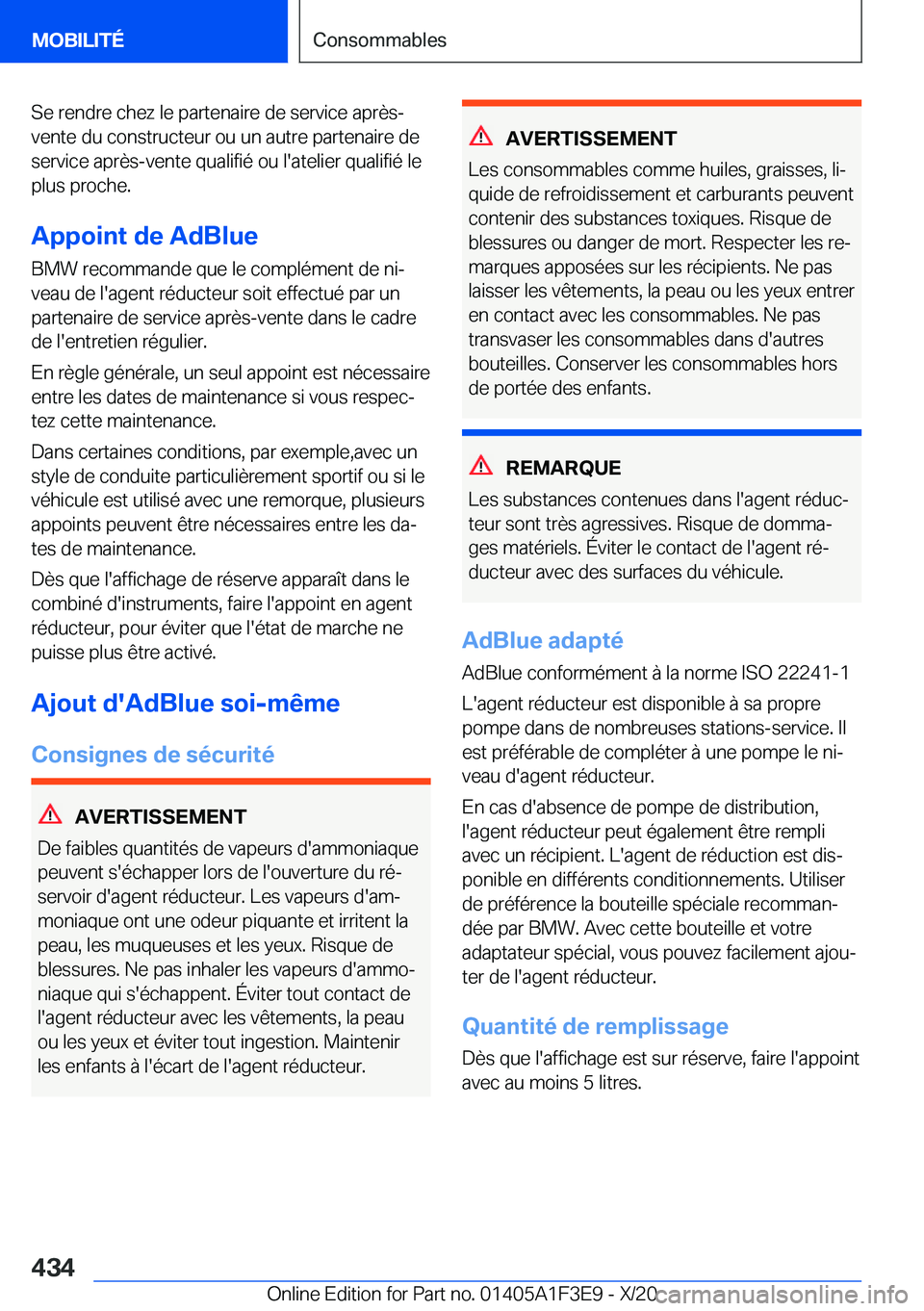 BMW X5 2021  Notices Demploi (in French) �S�e��r�e�n�d�r�e��c�h�e�z��l�e��p�a�r�t�e�n�a�i�r�e��d�e��s�e�r�v�i�c�e��a�p�r�è�s�-
�v�e�n�t�e��d�u��c�o�n�s�t�r�u�c�t�e�u�r��o�u��u�n��a�u�t�r�e��p�a�r�t�e�n�a�i�r�e��d�e
�s�e�r�v�i�