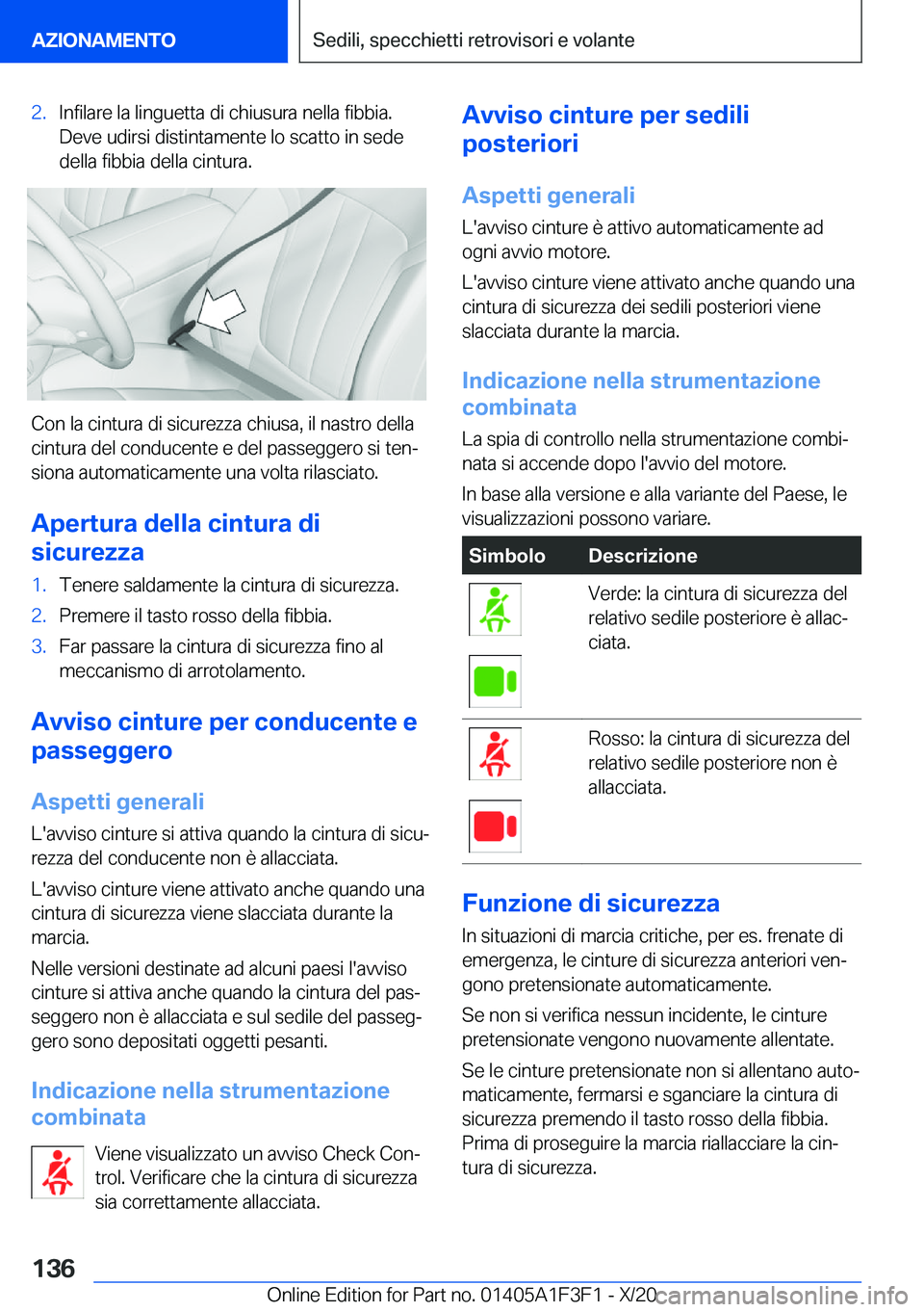 BMW X5 2021  Libretti Di Uso E manutenzione (in Italian) �2�.�I�n�f�i�l�a�r�e��l�a��l�i�n�g�u�e�t�t�a��d�i��c�h�i�u�s�u�r�a��n�e�l�l�a��f�i�b�b�i�a�.
�D�e�v�e��u�d�i�r�s�i��d�i�s�t�i�n�t�a�m�e�n�t�e��l�o��s�c�a�t�t�o��i�n��s�e�d�e
�d�e�l�l�a��f