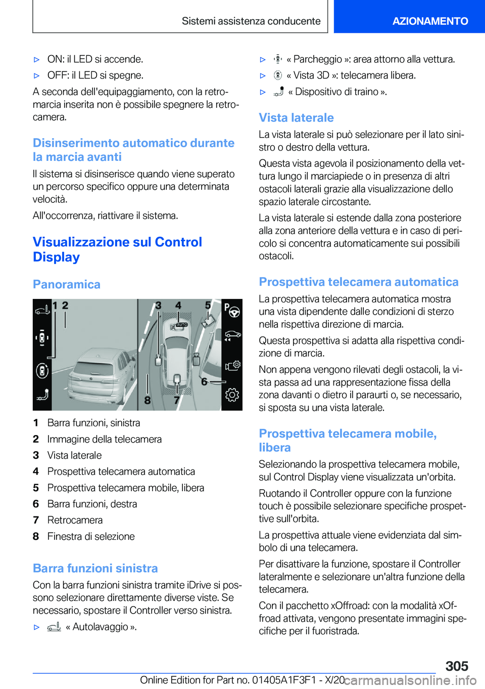 BMW X5 2021  Libretti Di Uso E manutenzione (in Italian) 'x�O�N�:��i�l��L�E�D��s�i��a�c�c�e�n�d�e�.'x�O�F�F�:��i�l��L�E�D��s�i��s�p�e�g�n�e�.
�A��s�e�c�o�n�d�a��d�e�l�l�'�e�q�u�i�p�a�g�g�i�a�m�e�n�t�o�,��c�o�n��l�a��r�e�t�r�oª
�m�