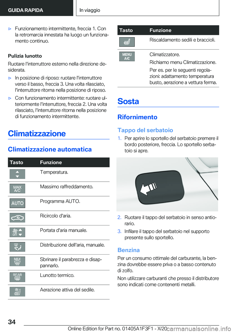 BMW X5 2021  Libretti Di Uso E manutenzione (in Italian) 'x�F�u�n�z�i�o�n�a�m�e�n�t�o��i�n�t�e�r�m�i�t�t�e�n�t�e�,��f�r�e�c�c�i�a��1�.��C�o�n
�l�a��r�e�t�r�o�m�a�r�c�i�a��i�n�n�e�s�t�a�t�a��h�a��l�u�o�g�o��u�n��f�u�n�z�i�o�n�aª
�m�e�n�t�o��