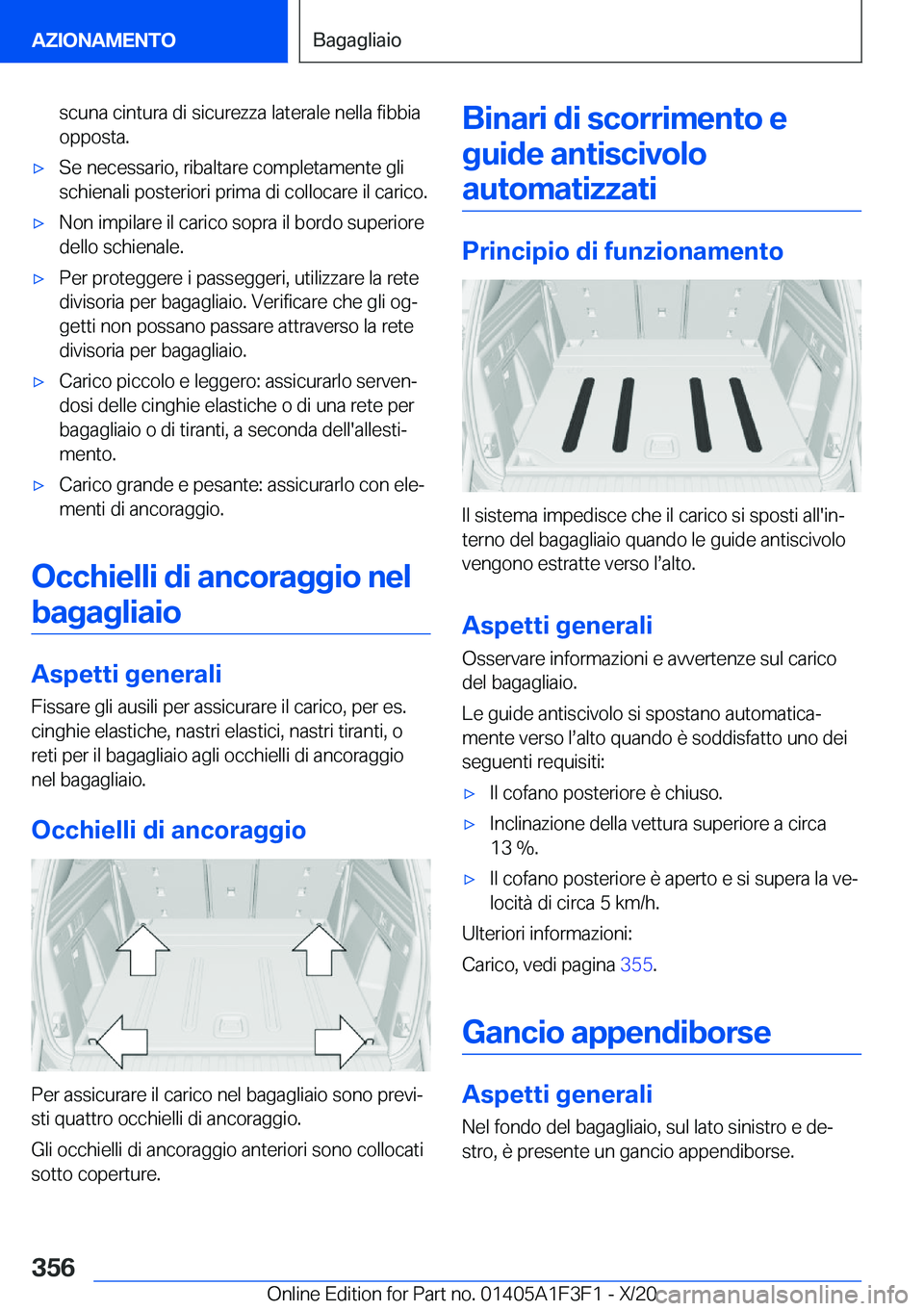 BMW X5 2021  Libretti Di Uso E manutenzione (in Italian) �s�c�u�n�a��c�i�n�t�u�r�a��d�i��s�i�c�u�r�e�z�z�a��l�a�t�e�r�a�l�e��n�e�l�l�a��f�i�b�b�i�a�o�p�p�o�s�t�a�.'x�S�e��n�e�c�e�s�s�a�r�i�o�,��r�i�b�a�l�t�a�r�e��c�o�m�p�l�e�t�a�m�e�n�t�e��g�l