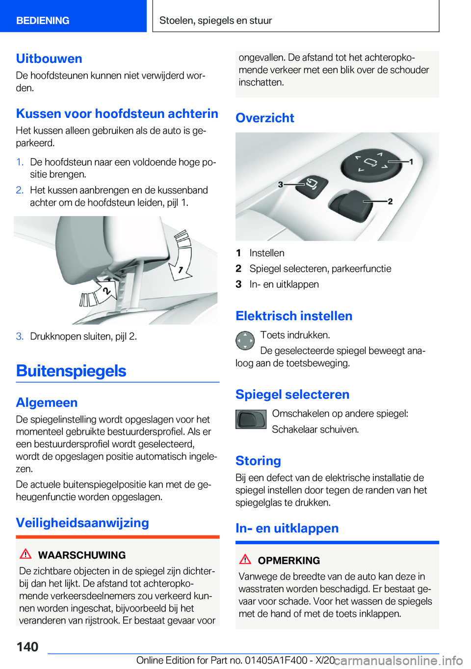BMW X5 2021  Instructieboekjes (in Dutch) �U�i�t�b�o�u�w�e�n�D�e��h�o�o�f�d�s�t�e�u�n�e�n��k�u�n�n�e�n��n�i�e�t��v�e�r�w�i�j�d�e�r�d��w�o�rj
�d�e�n�.
�K�u�s�s�e�n��v�o�o�r��h�o�o�f�d�s�t�e�u�n��a�c�h�t�e�r�i�n �H�e�t��k�u�s�s�e�n��