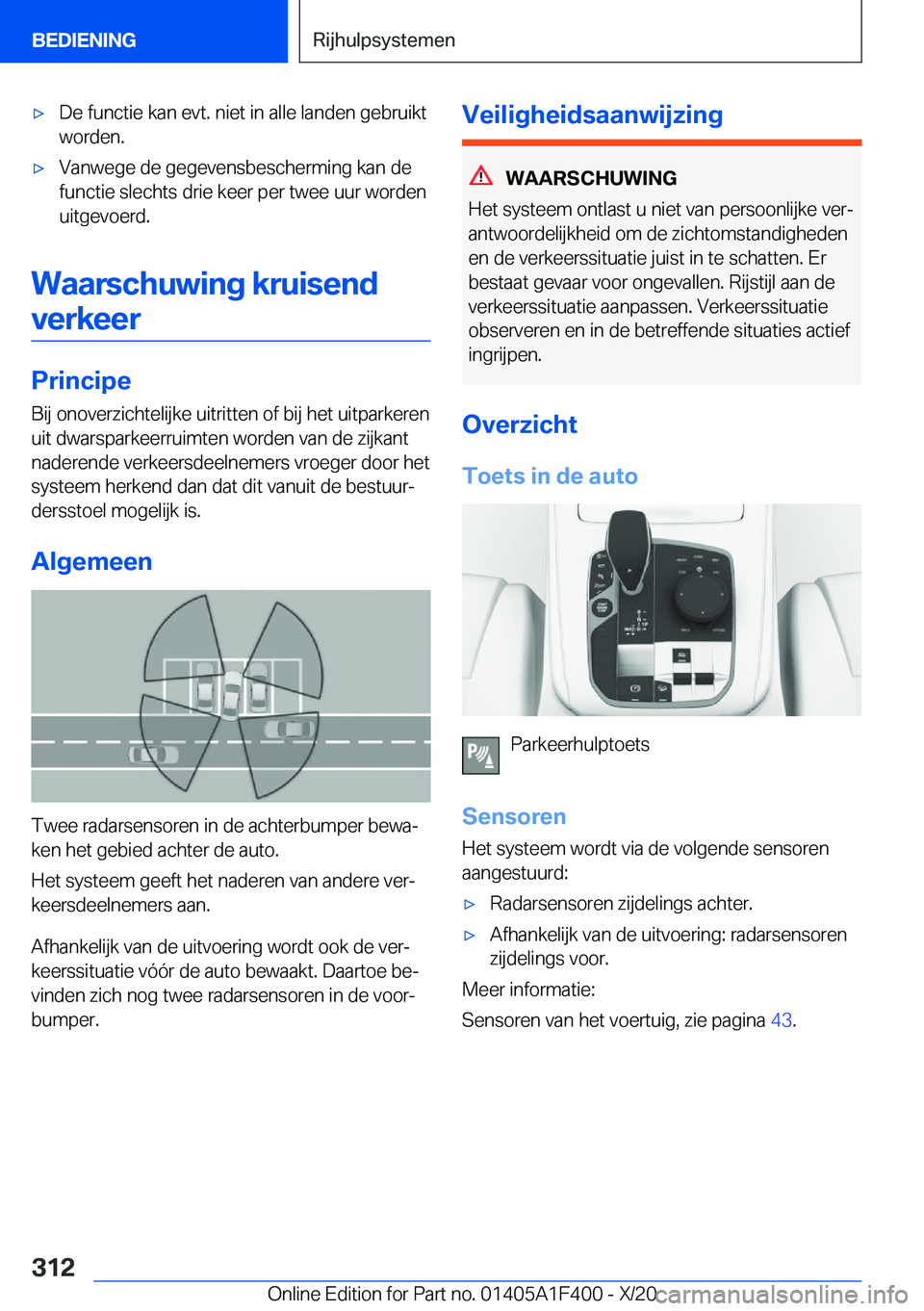 BMW X5 2021  Instructieboekjes (in Dutch) 'x�D�e��f�u�n�c�t�i�e��k�a�n��e�v�t�.��n�i�e�t��i�n��a�l�l�e��l�a�n�d�e�n��g�e�b�r�u�i�k�t
�w�o�r�d�e�n�.'x�V�a�n�w�e�g�e��d�e��g�e�g�e�v�e�n�s�b�e�s�c�h�e�r�m�i�n�g��k�a�n��d�e �f