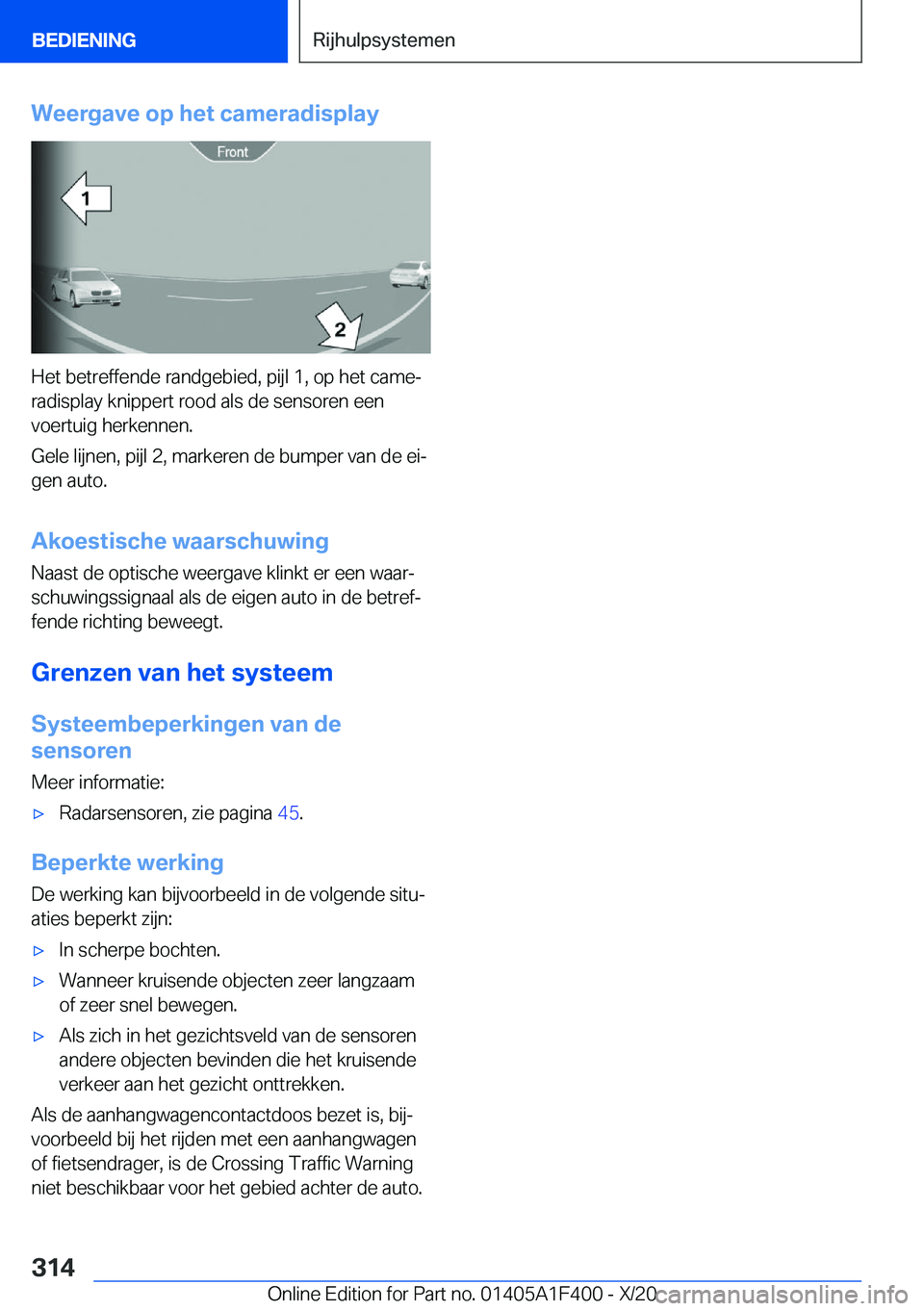 BMW X5 2021  Instructieboekjes (in Dutch) �W�e�e�r�g�a�v�e��o�p��h�e�t��c�a�m�e�r�a�d�i�s�p�l�a�y
�H�e�t��b�e�t�r�e�f�f�e�n�d�e��r�a�n�d�g�e�b�i�e�d�,��p�i�j�l��1�,��o�p��h�e�t��c�a�m�ej
�r�a�d�i�s�p�l�a�y��k�n�i�p�p�e�r�t��r�o�o