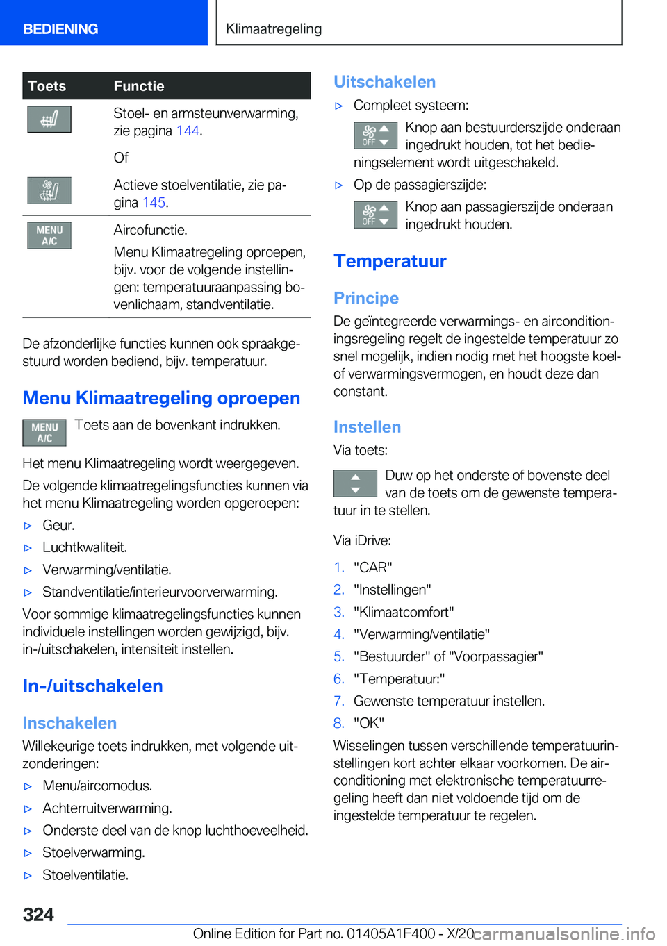 BMW X5 2021  Instructieboekjes (in Dutch) �T�o�e�t�s�F�u�n�c�t�i�e�S�t�o�e�l�-��e�n��a�r�m�s�t�e�u�n�v�e�r�w�a�r�m�i�n�g�,
�z�i�e��p�a�g�i�n�a� �1�4�4�.�O�f�A�c�t�i�e�v�e��s�t�o�e�l�v�e�n�t�i�l�a�t�i�e�,��z�i�e��p�aj
�g�i�n�a� �1�4�5