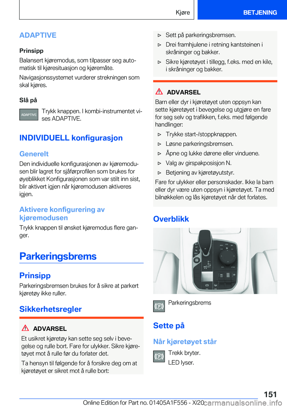 BMW X5 2021  InstruksjonsbØker (in Norwegian) �A�D�A�P�T�I�V�E
�P�r�i�n�s�i�p�p
�B�a�l�a�n�s�e�r�t��k�j�