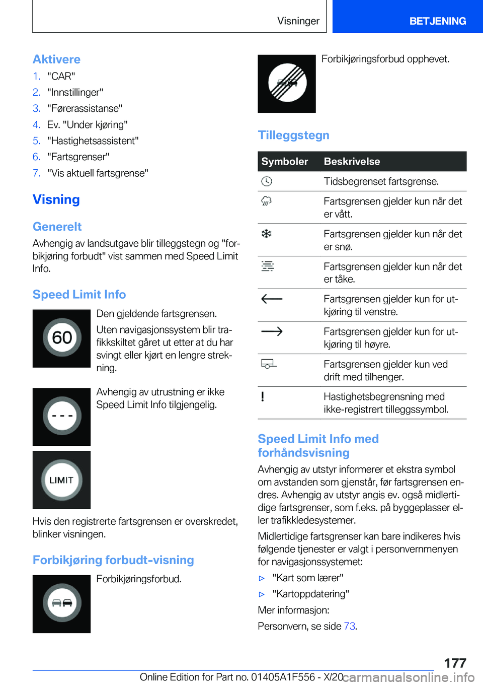 BMW X5 2021  InstruksjonsbØker (in Norwegian) �A�k�t�i�v�e�r�e�1�.��C�A�R��2�.��I�n�n�s�t�i�l�l�i�n�g�e�r��3�.��F�