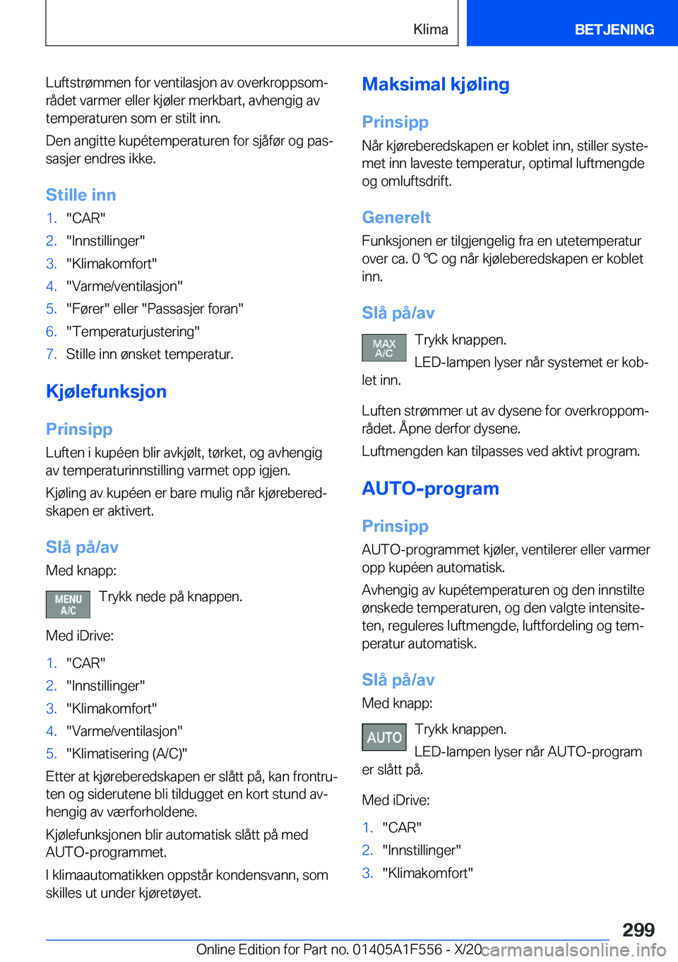 BMW X5 2021  InstruksjonsbØker (in Norwegian) �L�u�f�t�s�t�r�