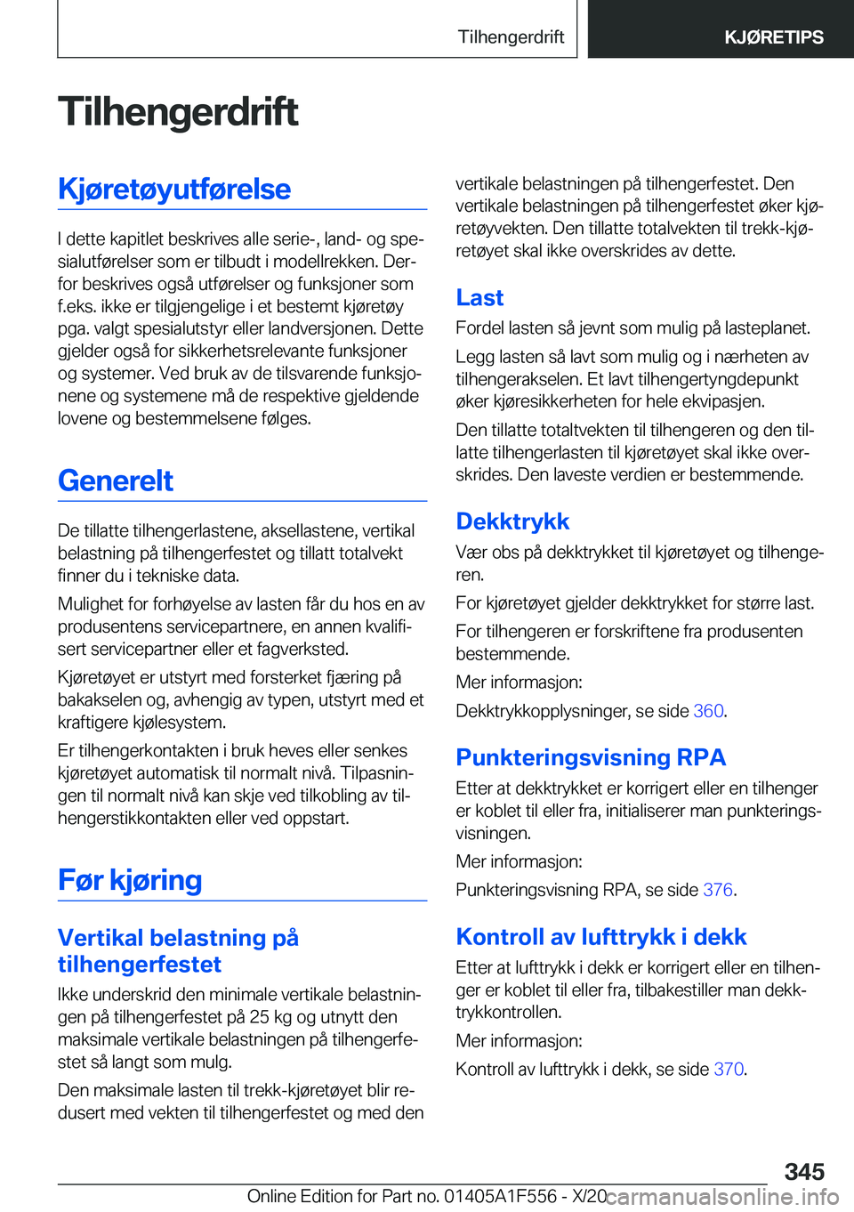 BMW X5 2021  InstruksjonsbØker (in Norwegian) �T�i�l�h�e�n�g�e�r�d�r�i�f�t�K�j�