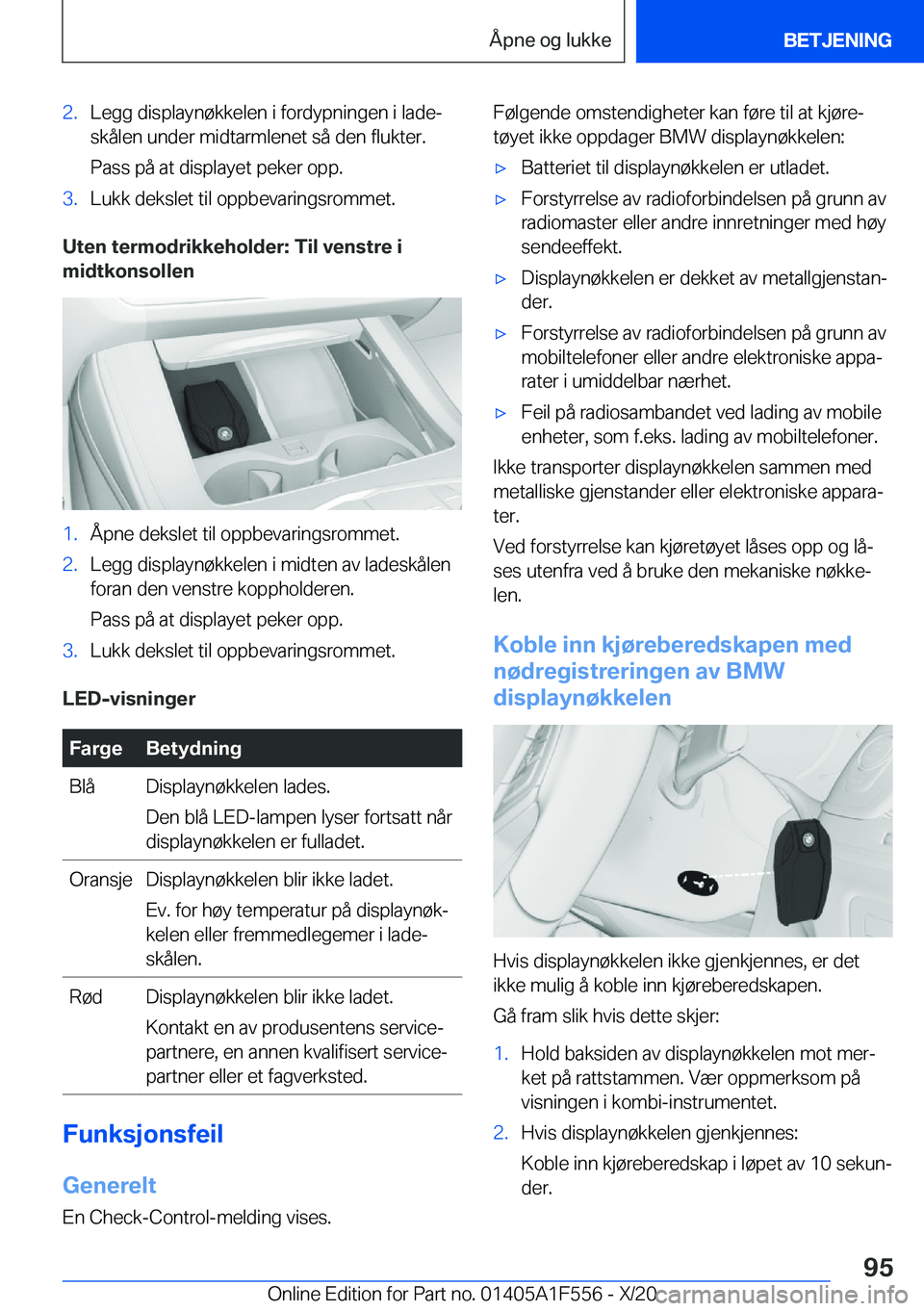 BMW X5 2021  InstruksjonsbØker (in Norwegian) �2�.�L�e�g�g��d�i�s�p�l�a�y�n�