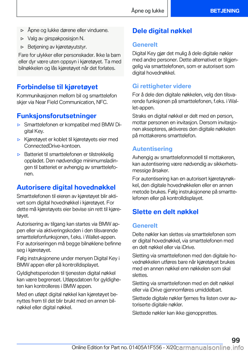 BMW X5 2021  InstruksjonsbØker (in Norwegian) x�