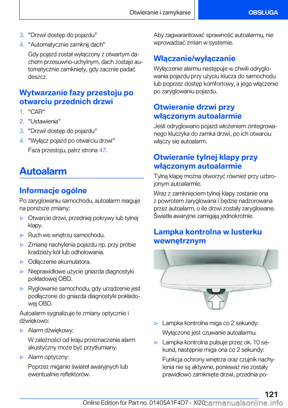 BMW X5 2021  Instrukcja obsługi (in Polish) �3�.��D�r�z�w�i�/��d�o�s�t�