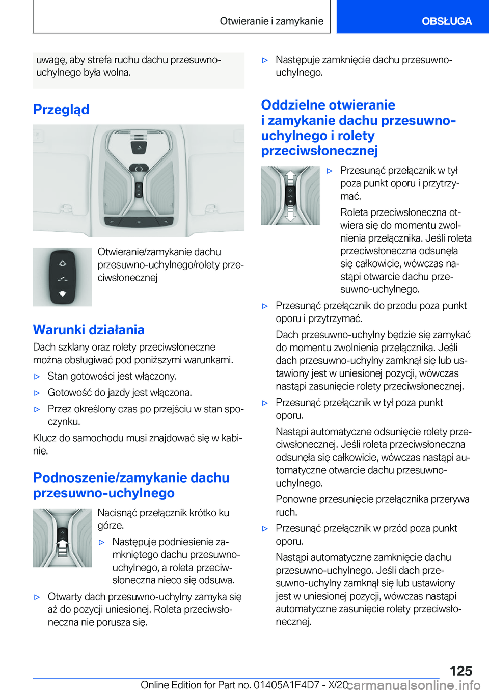 BMW X5 2021  Instrukcja obsługi (in Polish) �u�w�a�g�