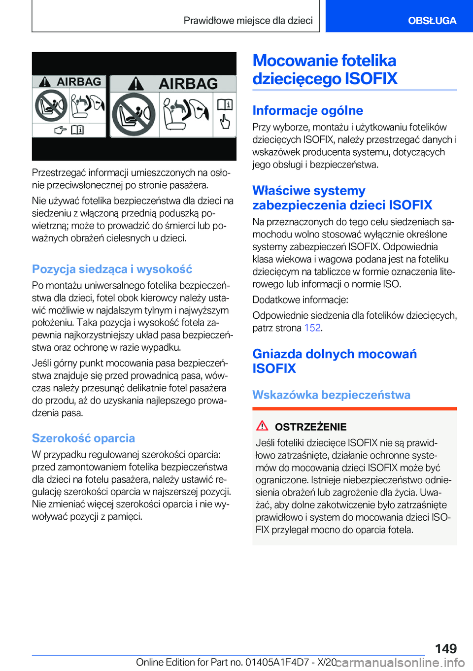 BMW X5 2021  Instrukcja obsługi (in Polish) �P�r�z�e�s�t�r�z�e�g�a�