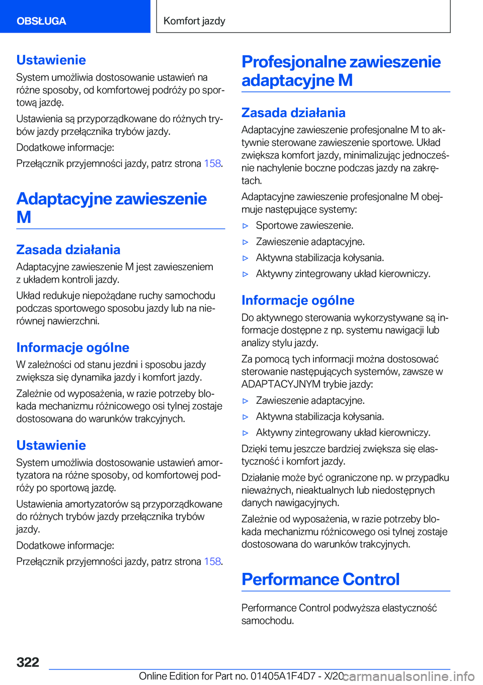 BMW X5 2021  Instrukcja obsługi (in Polish) �U�s�t�a�w�i�e�n�i�e�S�y�s�t�e�m��u�m�o9�l�i�w�i�a��d�o�s�t�o�s�o�w�a�n�i�e��u�s�t�a�w�i�e�