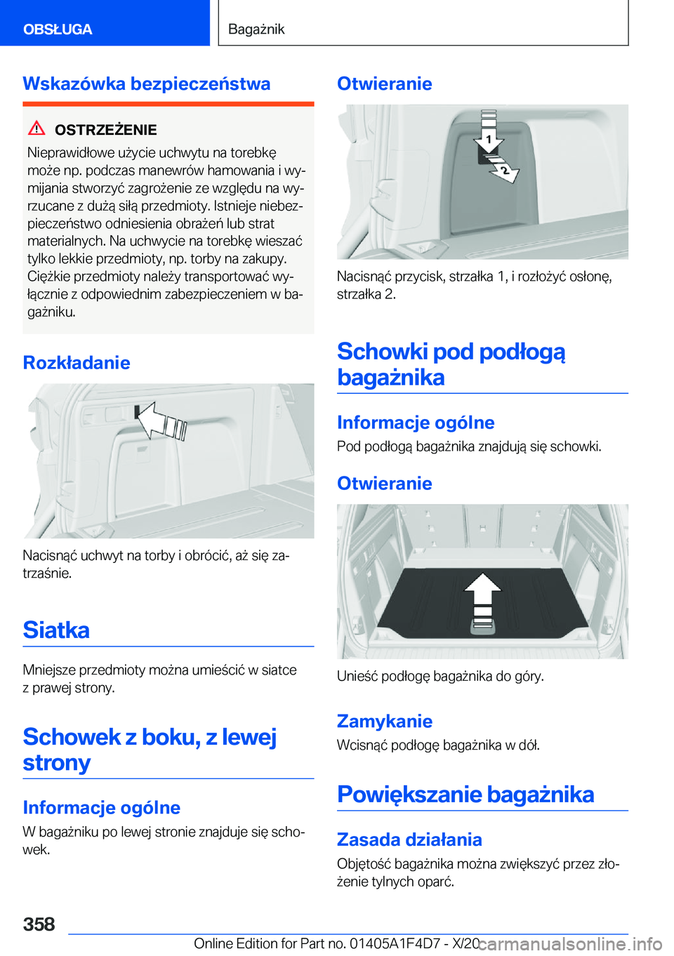 BMW X5 2021  Instrukcja obsługi (in Polish) �W�s�k�a�z�