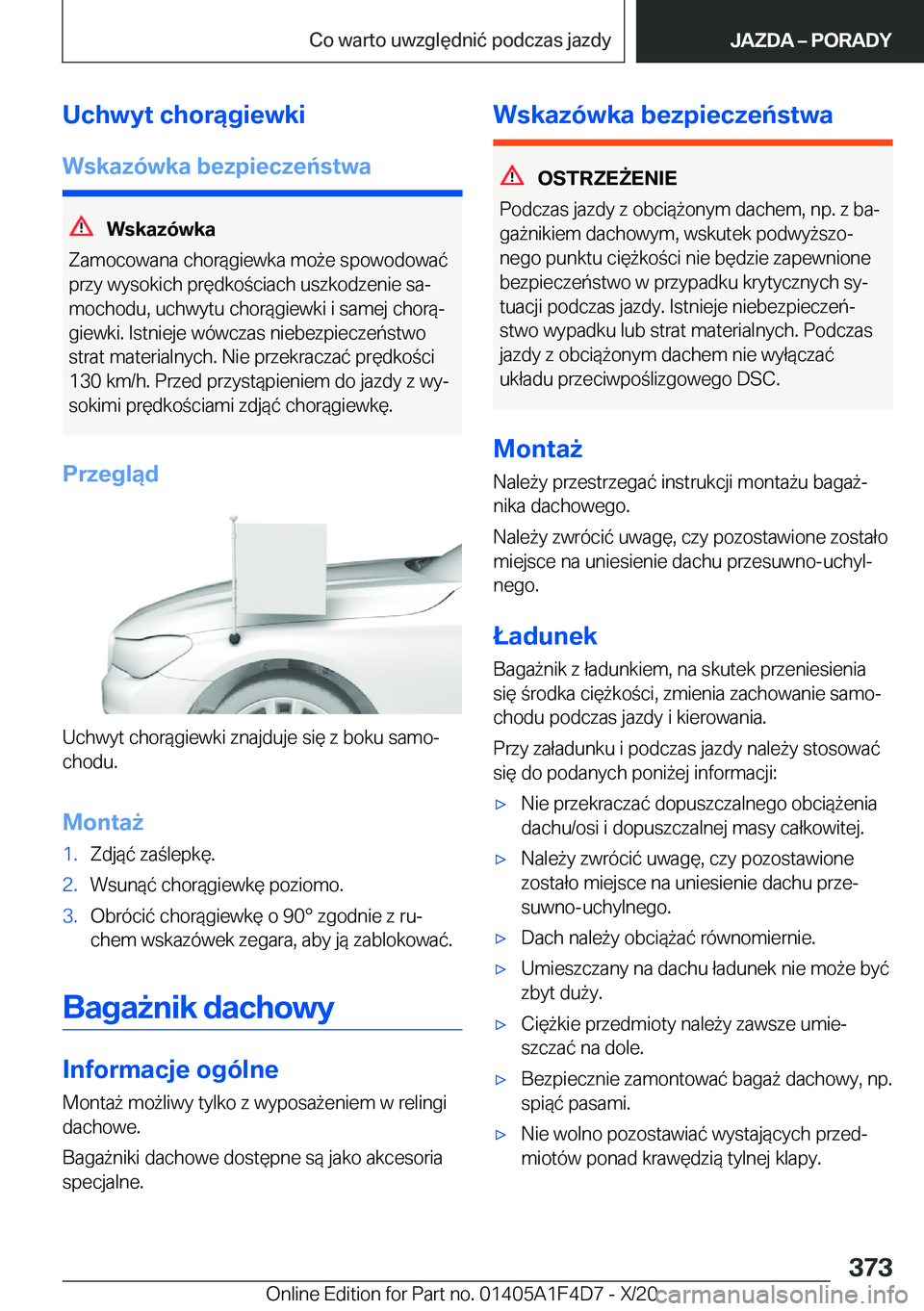 BMW X5 2021  Instrukcja obsługi (in Polish) �U�c�h�w�y�t��c�h�o�r�ą�g�i�e�w�k�i
�W�s�k�a�z�