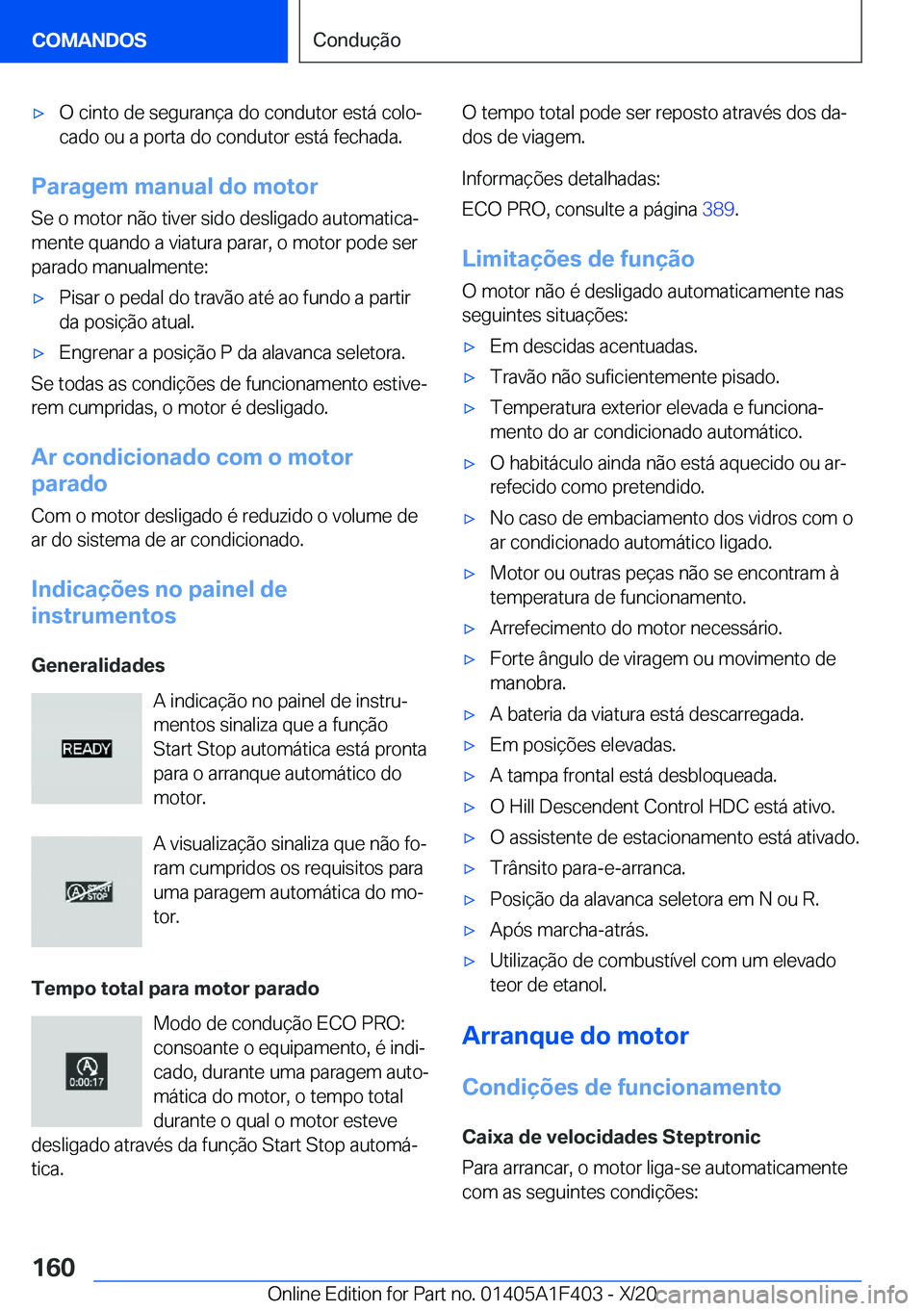 BMW X5 2021  Manual do condutor (in Portuguese) x�O��c�i�n�t�o��d�e��s�e�g�u�r�a�n�