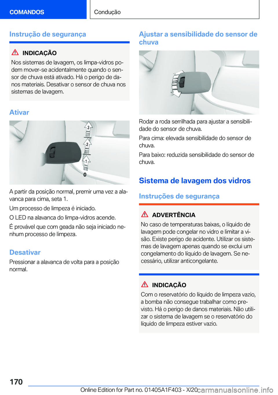 BMW X5 2021  Manual do condutor (in Portuguese) �I�n�s�t�r�u�