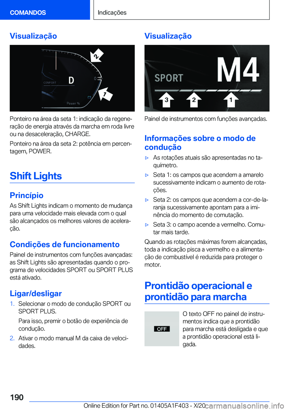 BMW X5 2021  Manual do condutor (in Portuguese) �V�i�s�u�a�l�i�z�a�