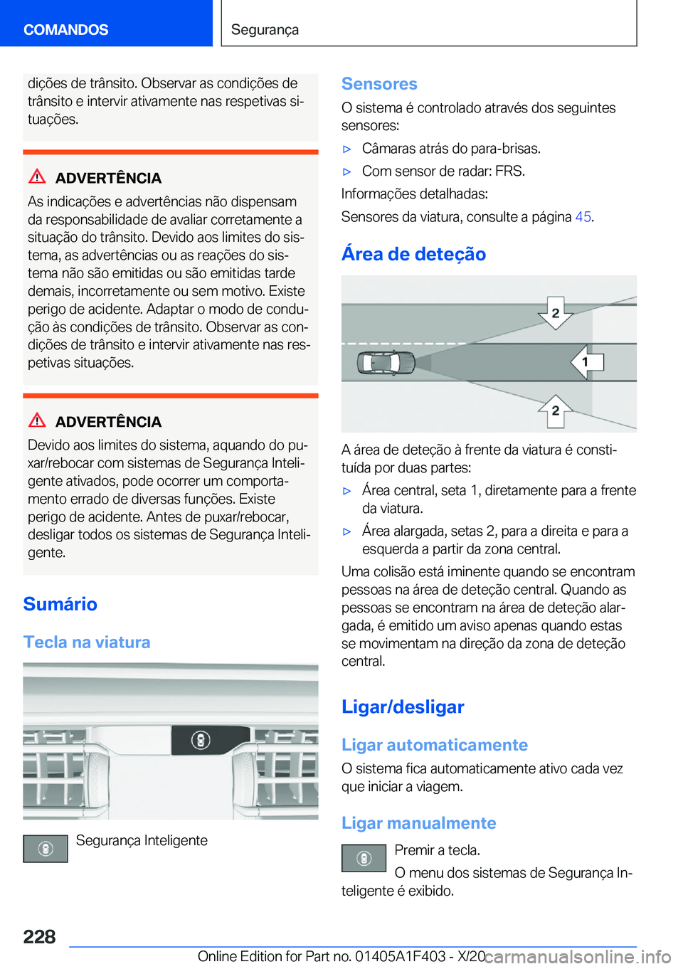 BMW X5 2021  Manual do condutor (in Portuguese) �d�i�