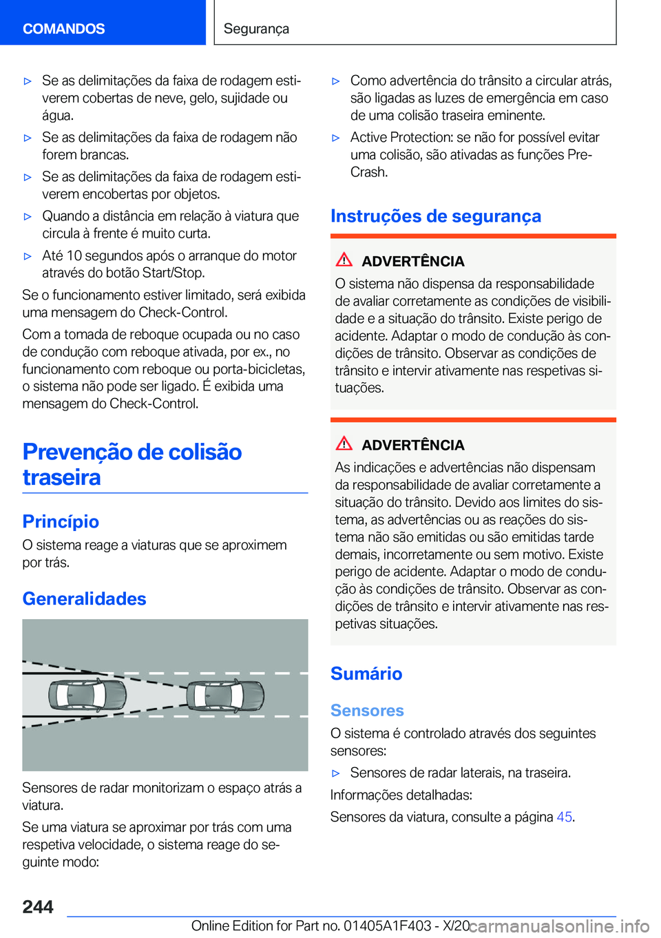 BMW X5 2021  Manual do condutor (in Portuguese) x�S�e��a�s��d�e�l�i�m�i�t�a�