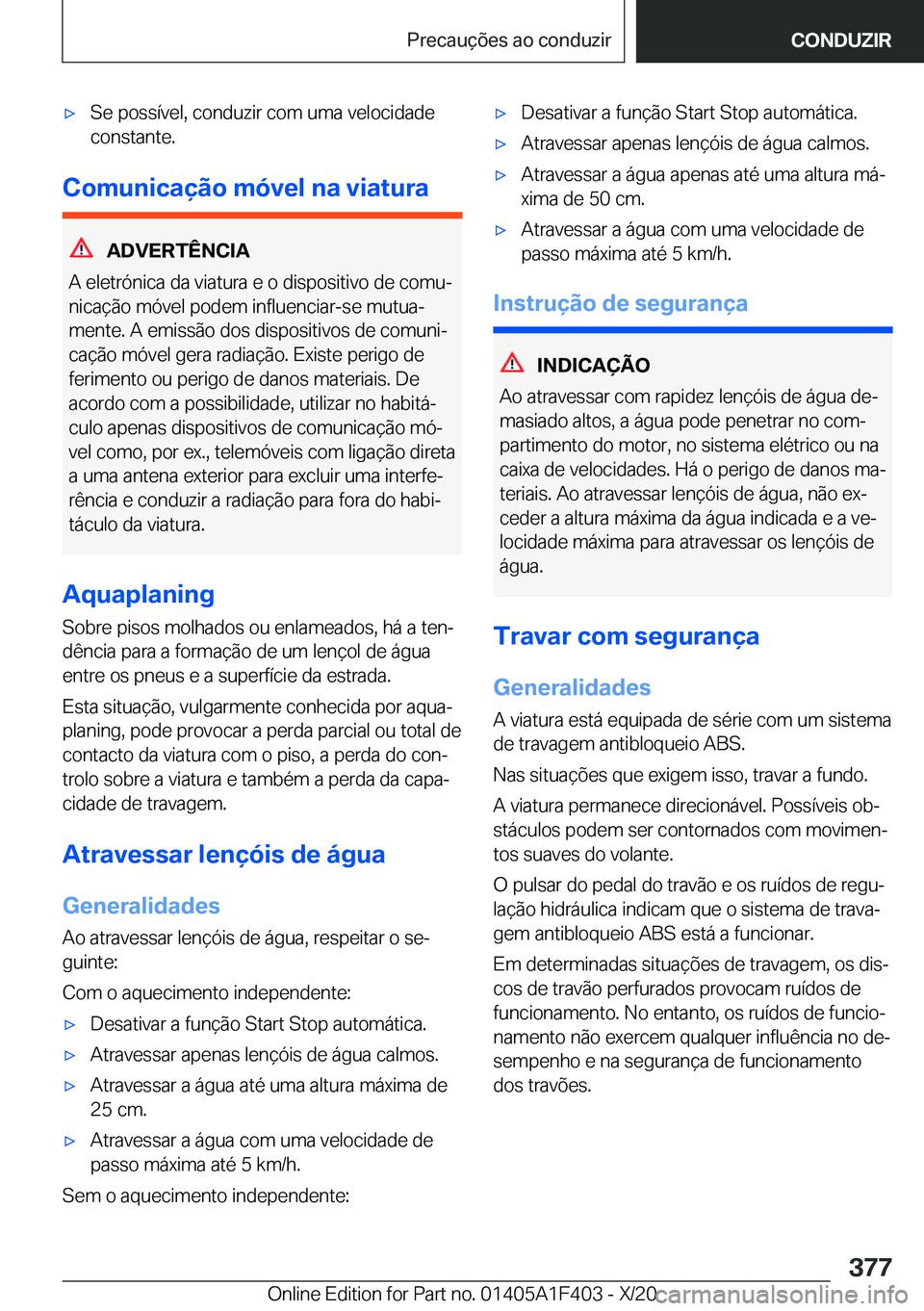 BMW X5 2021  Manual do condutor (in Portuguese) x�S�e��p�o�s�s�