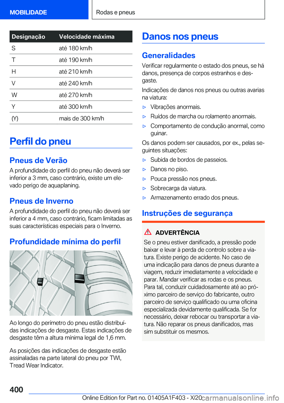 BMW X5 2021  Manual do condutor (in Portuguese) �D�e�s�i�g�n�a�
