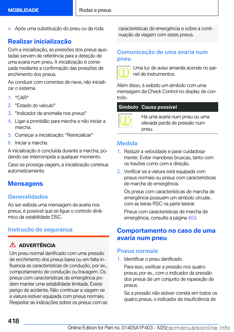 BMW X5 2021  Manual do condutor (in Portuguese) x�A�p�ó�s��u�m�a��s�u�b�s�t�i�t�u�i�