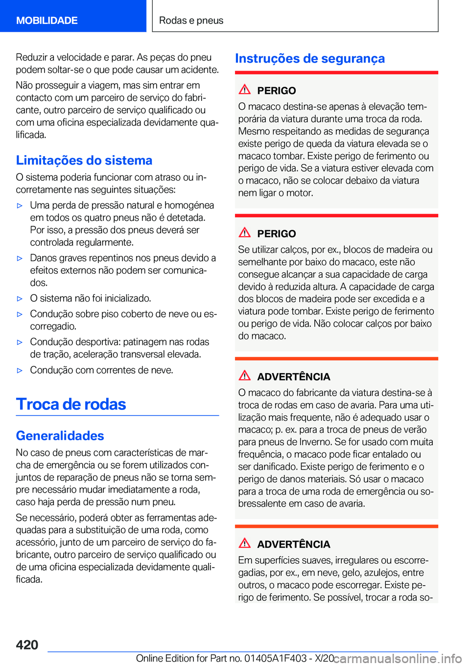 BMW X5 2021  Manual do condutor (in Portuguese) �R�e�d�u�z�i�r��a��v�e�l�o�c�i�d�a�d�e��e��p�a�r�a�r�.��A�s��p�e�