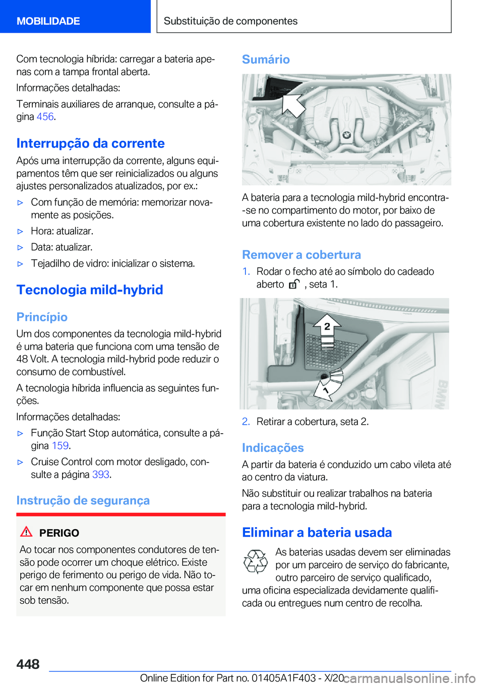 BMW X5 2021  Manual do condutor (in Portuguese) �C�o�m��t�e�c�n�o�l�o�g�i�a��h�