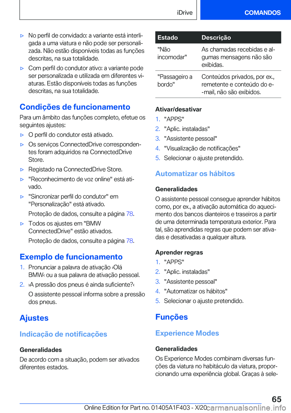 BMW X5 2021  Manual do condutor (in Portuguese) x�N�o��p�e�r�f�i�l��d�e��c�o�n�v�i�d�a�d�o�:��a��v�a�r�i�a�n�t�e��e�s�t�á��i�n�t�e�r�l�iª
�g�a�d�a��a��u�m�a��v�i�a�t�u�r�a��e��n�ã�o��p�o�d�e��s�e�r��p�e�r�s�o�n�a�l�iª �z�a�d�a