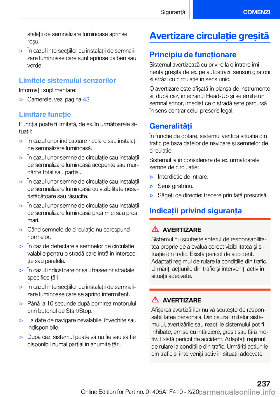 BMW X5 2021  Ghiduri De Utilizare (in Romanian) �s�t�a�l�a*�i�i��d�e��s�e�m�n�a�l�i�z�a�r�e��l�u�m�i�n�o�a�s�e��a�p�r�i�n�s�e�r�o&�u�.'x�