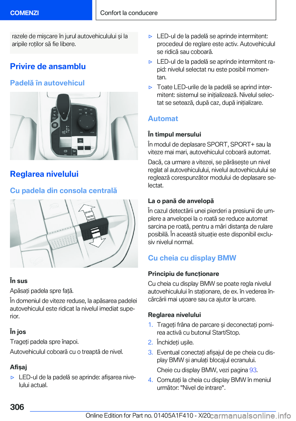 BMW X5 2021  Ghiduri De Utilizare (in Romanian) �r�a�z�e�l�e��d�e��m�i&�c�a�r�e��