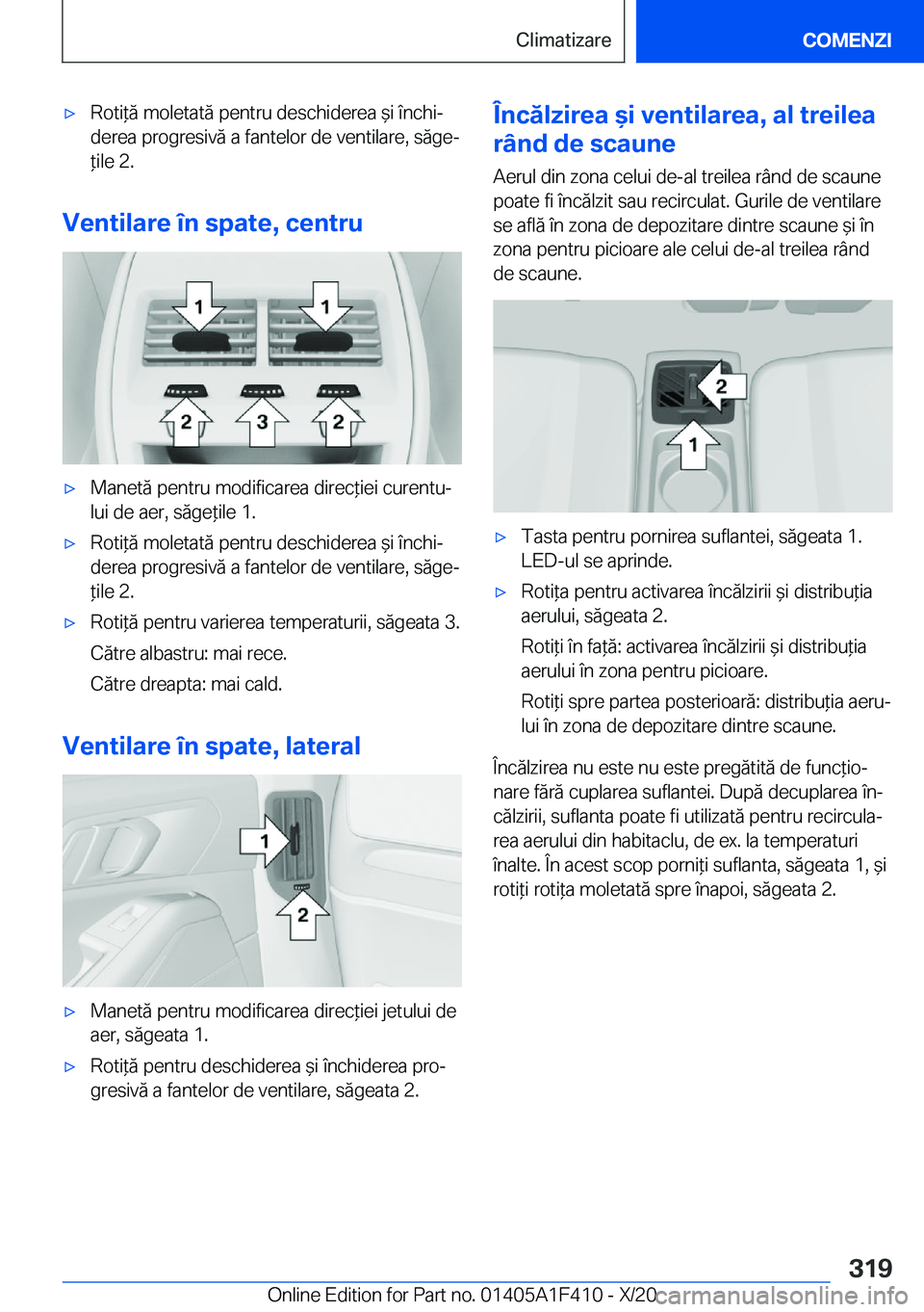 BMW X5 2021  Ghiduri De Utilizare (in Romanian) 'x�R�o�t�i*�ă��m�o�l�e�t�a�t�ă��p�e�n�t�r�u��d�e�s�c�h�i�d�e�r�e�a�&�i��