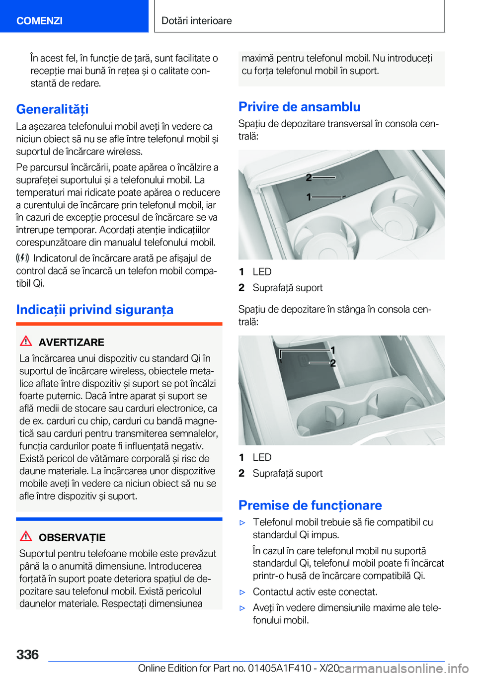 BMW X5 2021  Ghiduri De Utilizare (in Romanian) �