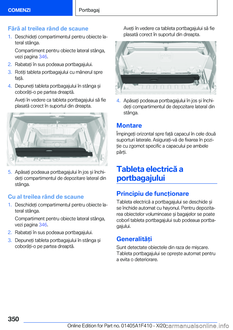 BMW X5 2021  Ghiduri De Utilizare (in Romanian) �F�