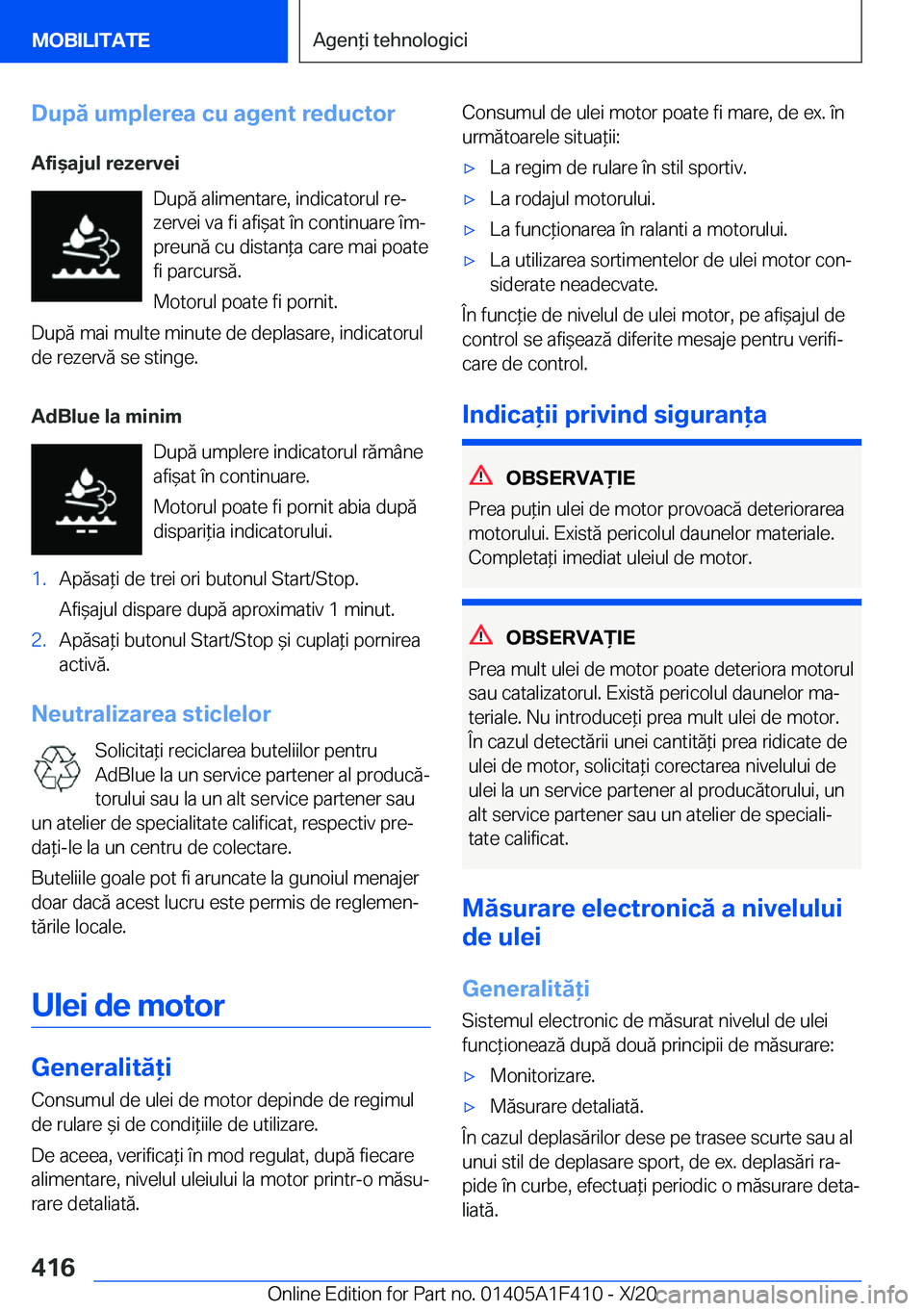 BMW X5 2021  Ghiduri De Utilizare (in Romanian) �D�u�p�