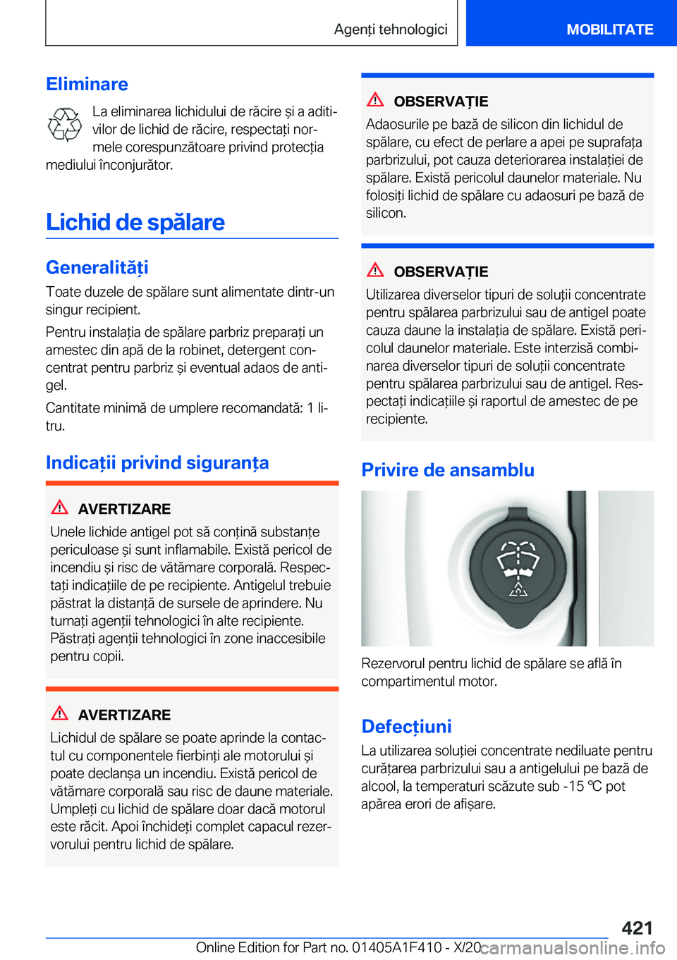 BMW X5 2021  Ghiduri De Utilizare (in Romanian) �E�l�i�m�i�n�a�r�e�L�a��e�l�i�m�i�n�a�r�e�a��l�i�c�h�i�d�u�l�u�i��d�e��r�ă�c�i�r�e�&�i��a��a�d�i�t�ij
�v�i�l�o�r��d�e��l�i�c�h�i�d��d�e��r�ă�c�i�r�e�,��r�e�s�p�e�c�t�a*�i��n�o�rj
�m