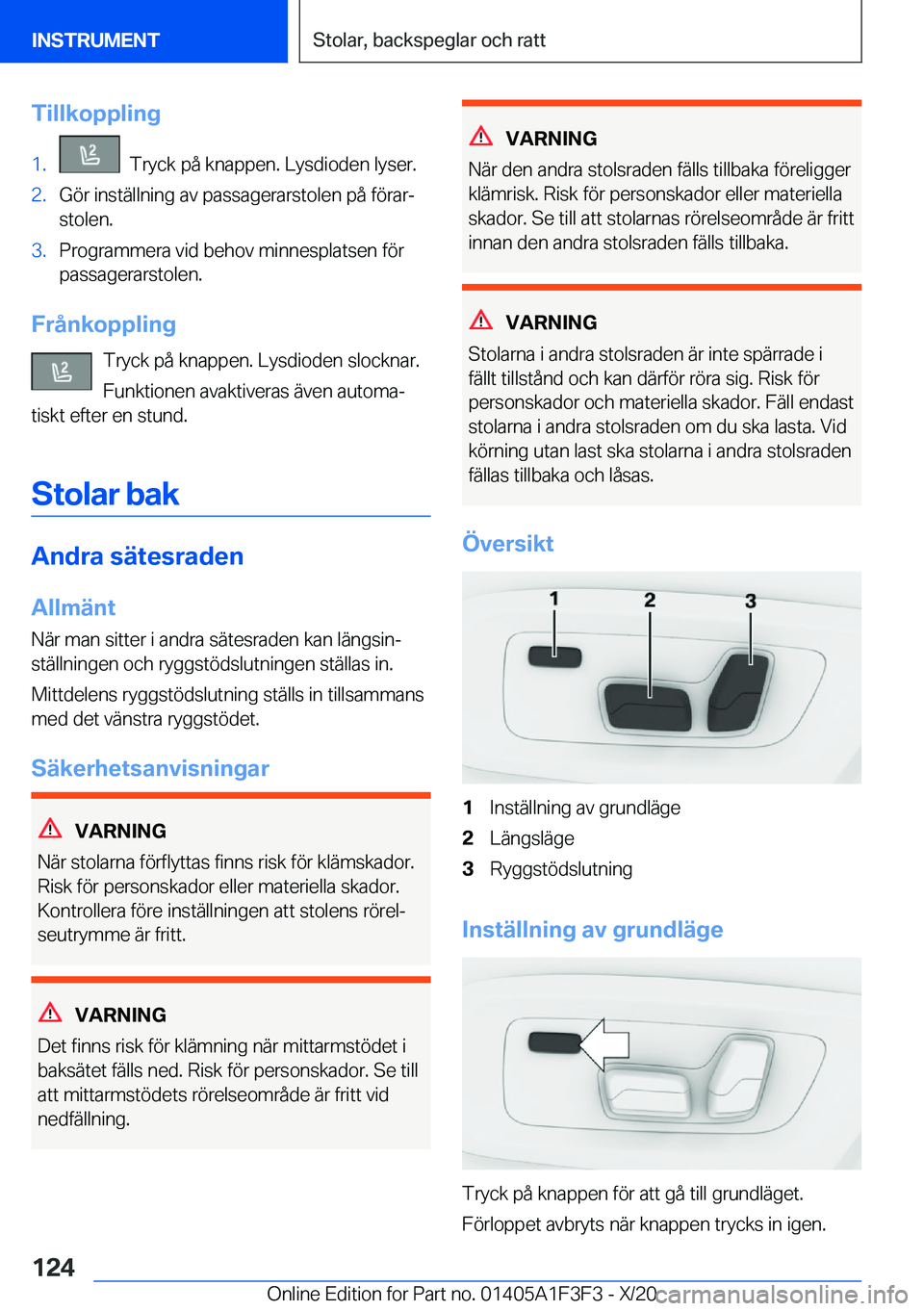 BMW X5 2021  InstruktionsbÖcker (in Swedish) �T�i�l�l�k�o�p�p�l�i�n�g�1�.���T�r�y�c�k��p�å��k�n�a�p�p�e�n�.��L�y�s�d�i�o�d�e�n��l�y�s�e�r�.�2�.�G�