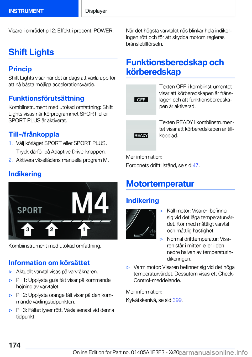 BMW X5 2021  InstruktionsbÖcker (in Swedish) �V�i�s�a�r�e��i��o�m�r�å�d�e�t��p�i�l��2�:��E�f�f�e�k�t��i��p�r�o�c�e�n�t�,��P�O�W�E�R�.�S�h�i�f�t��L�i�g�h�t�s
�P�r�i�n�c�i�p�S�h�i�f�t��L�i�g�h�t�s��v�i�s�a�r��n�ä�r��d�e�t��ä�r��d