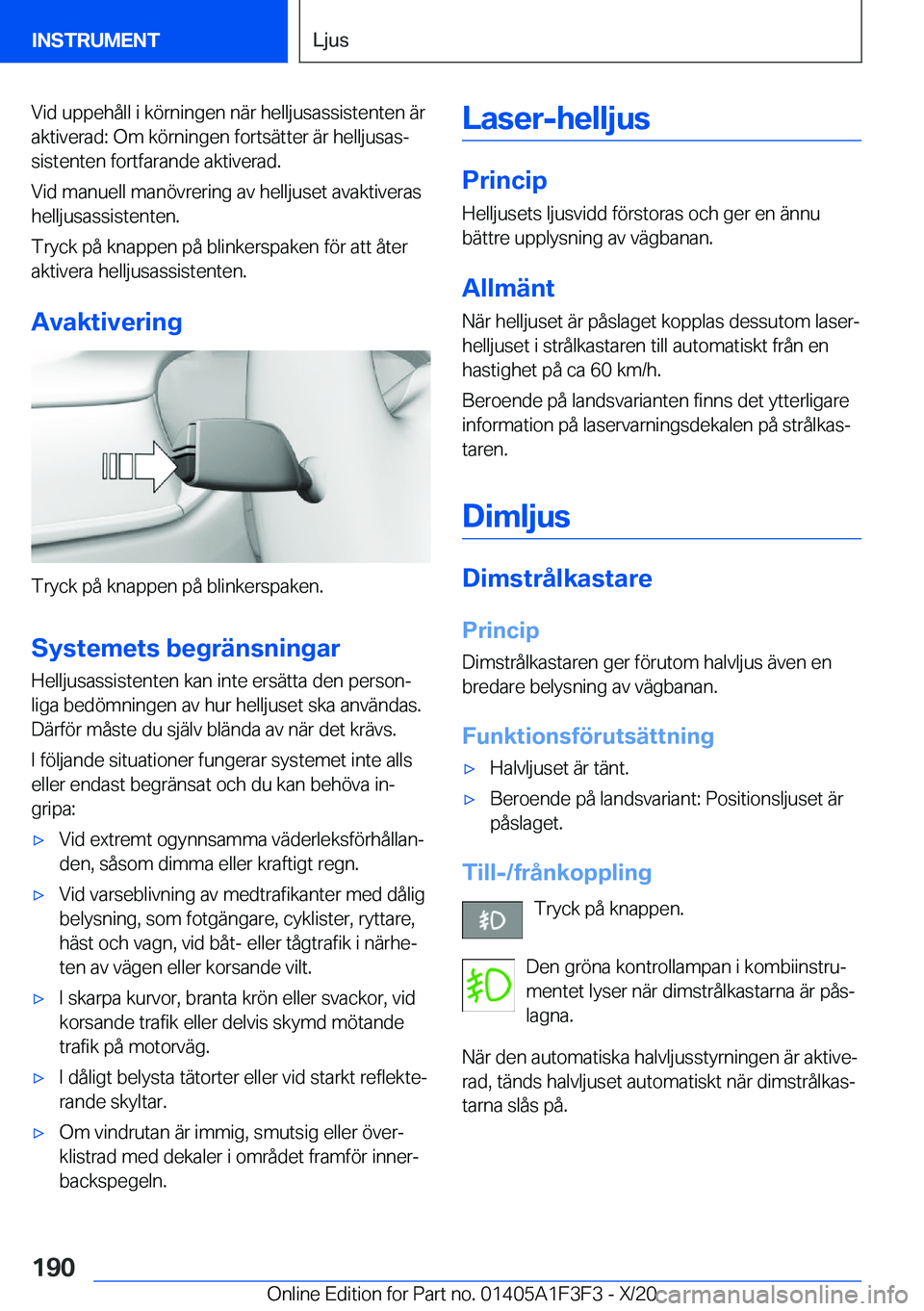 BMW X5 2021  InstruktionsbÖcker (in Swedish) �V�i�d��u�p�p�e�h�å�l�l��i��k�