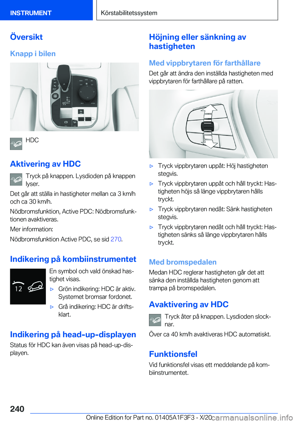 BMW X5 2021  InstruktionsbÖcker (in Swedish) �