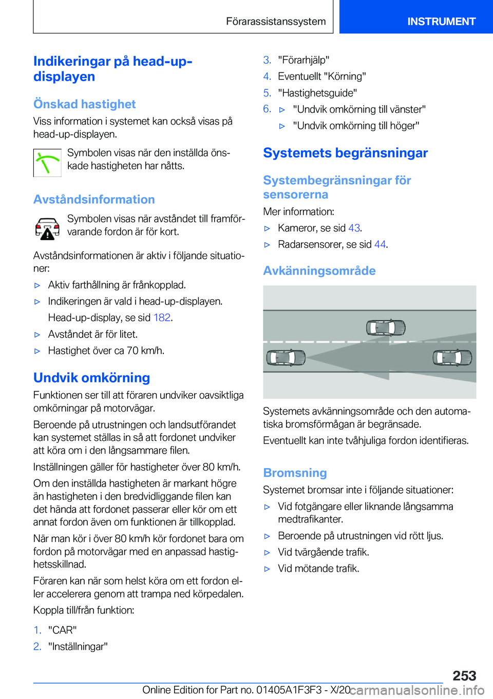 BMW X5 2021  InstruktionsbÖcker (in Swedish) �I�n�d�i�k�e�r�i�n�g�a�r��p�å��h�e�a�d�-�u�p�-
�d�i�s�p�l�a�y�e�n
�