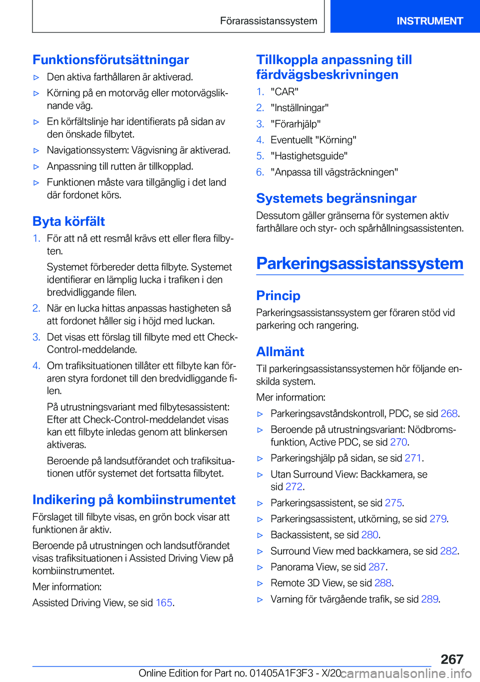 BMW X5 2021  InstruktionsbÖcker (in Swedish) �F�u�n�k�t�i�o�n�s�f�