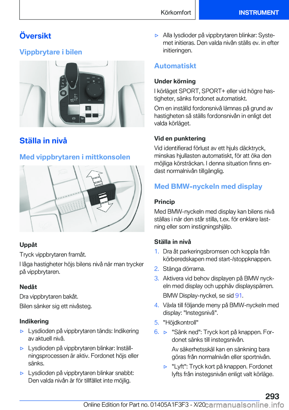 BMW X5 2021  InstruktionsbÖcker (in Swedish) �