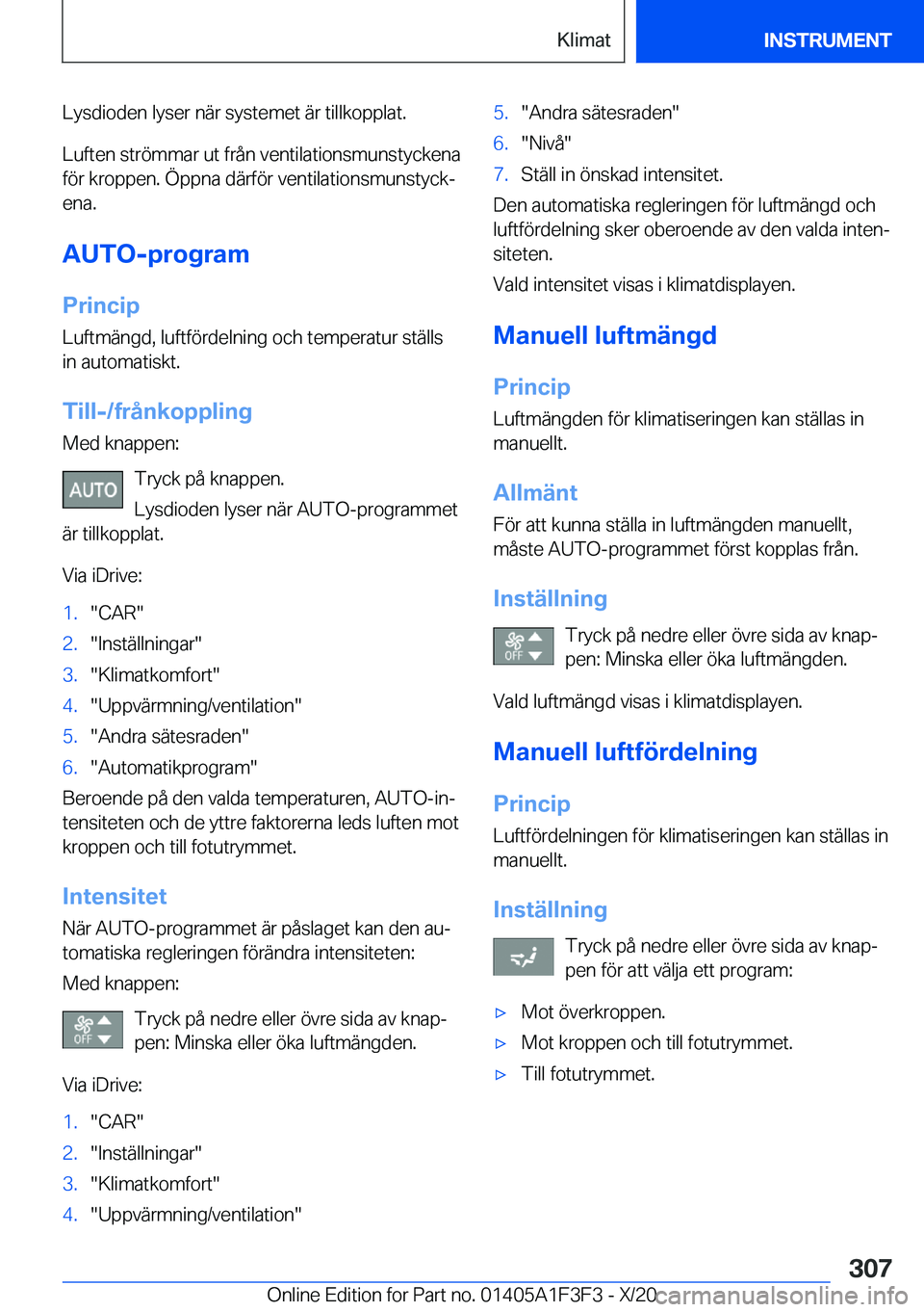BMW X5 2021  InstruktionsbÖcker (in Swedish) �L�y�s�d�i�o�d�e�n��l�y�s�e�r��n�ä�r��s�y�s�t�e�m�e�t��ä�r��t�i�l�l�k�o�p�p�l�a�t�.
�L�u�f�t�e�n��s�t�r�